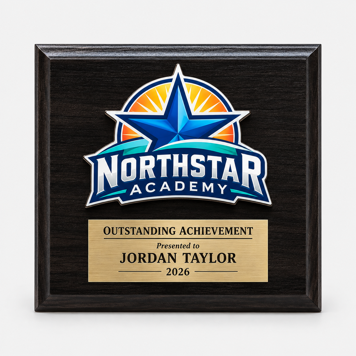Custom Color Cut-Out Plaque
