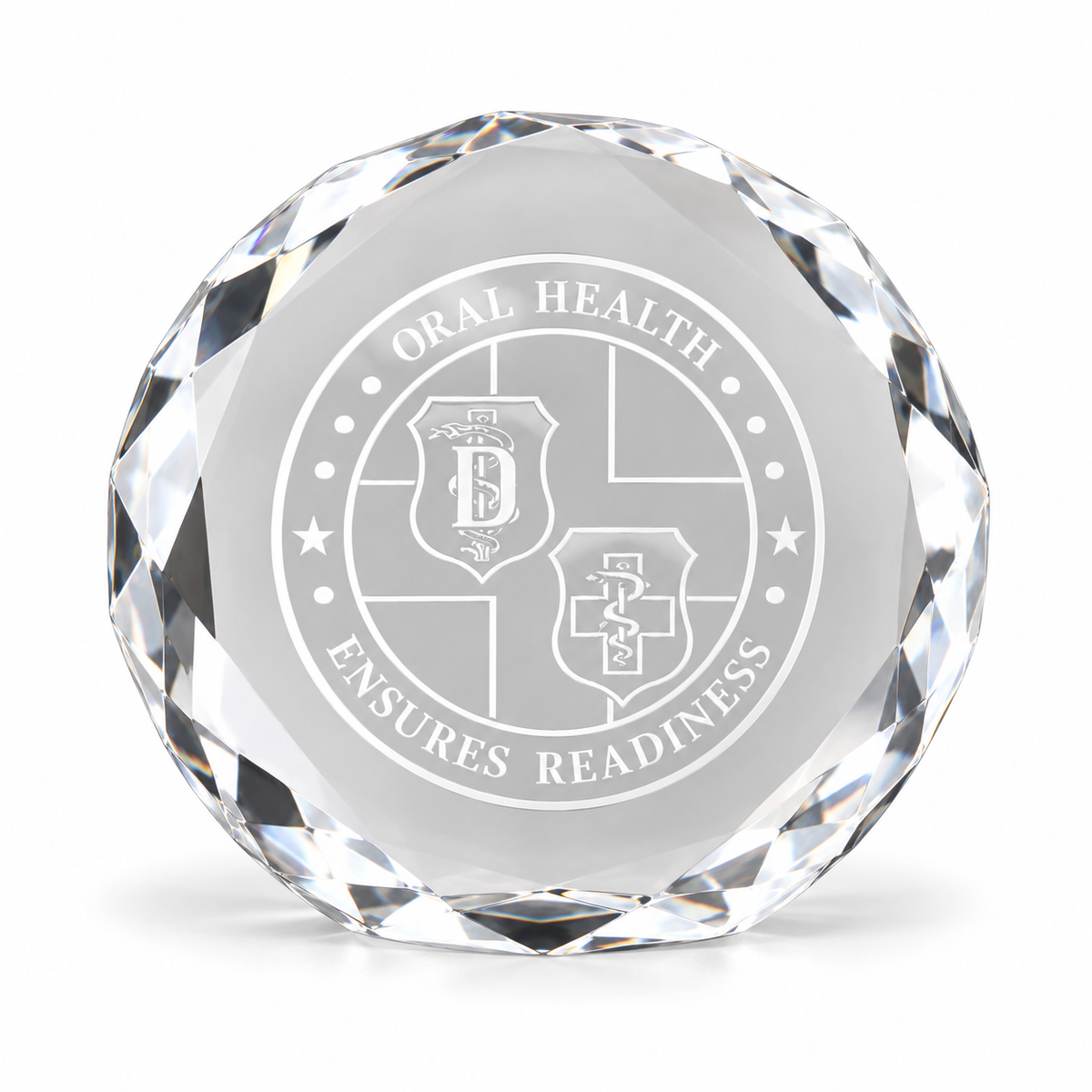 Crystal Round Paperweight