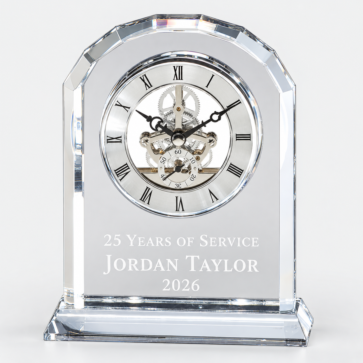 Corporate Crystal Clock