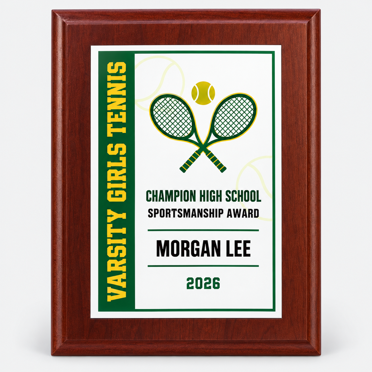 Varsity Plaque Series