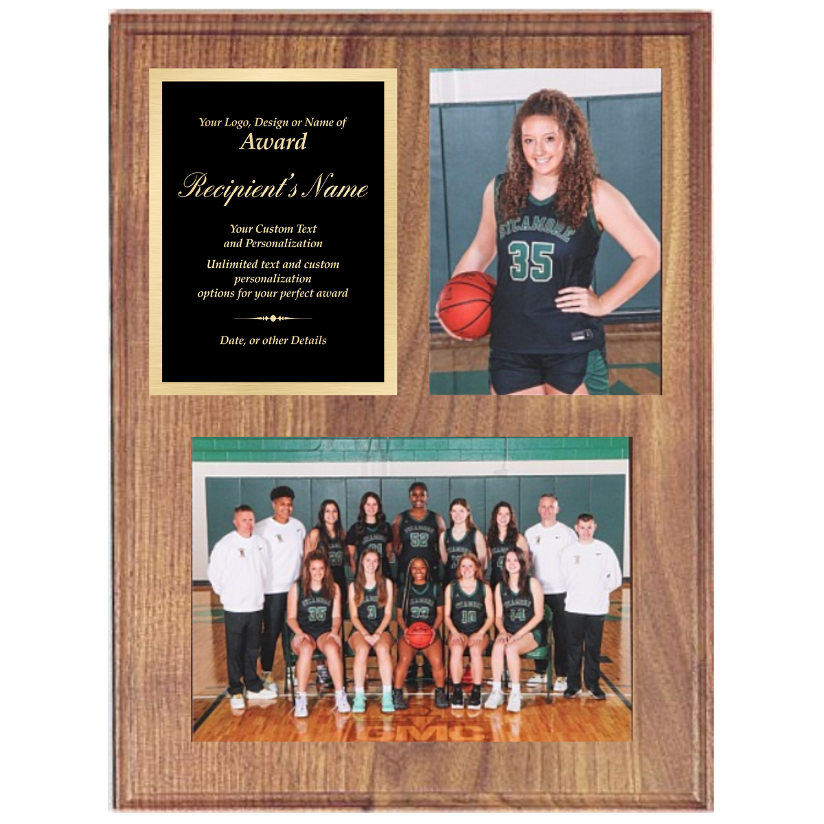Double Photo Plaque