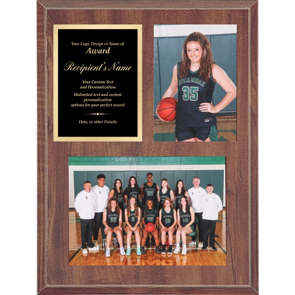 Double Photo Plaque