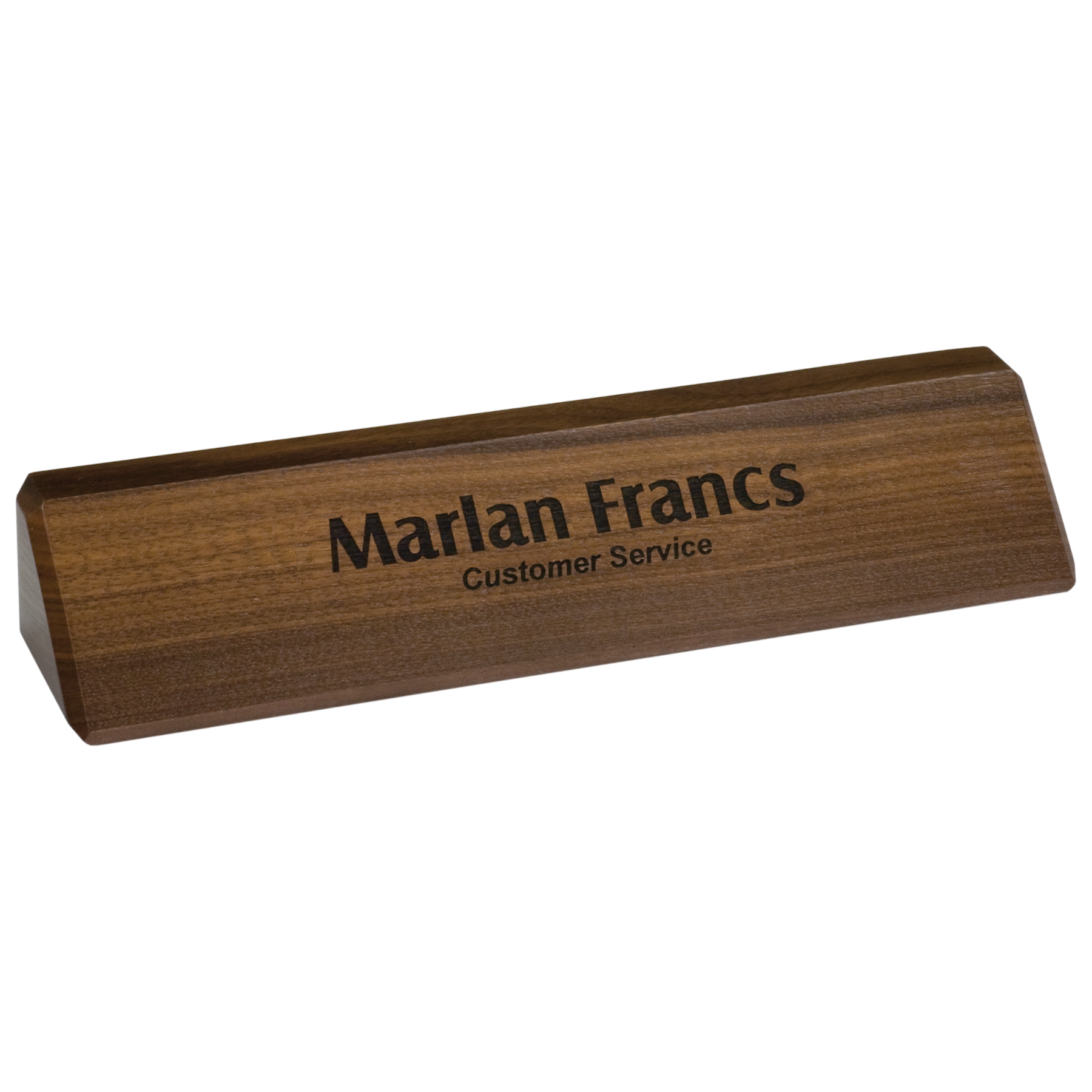 Walnut Desk Plate
