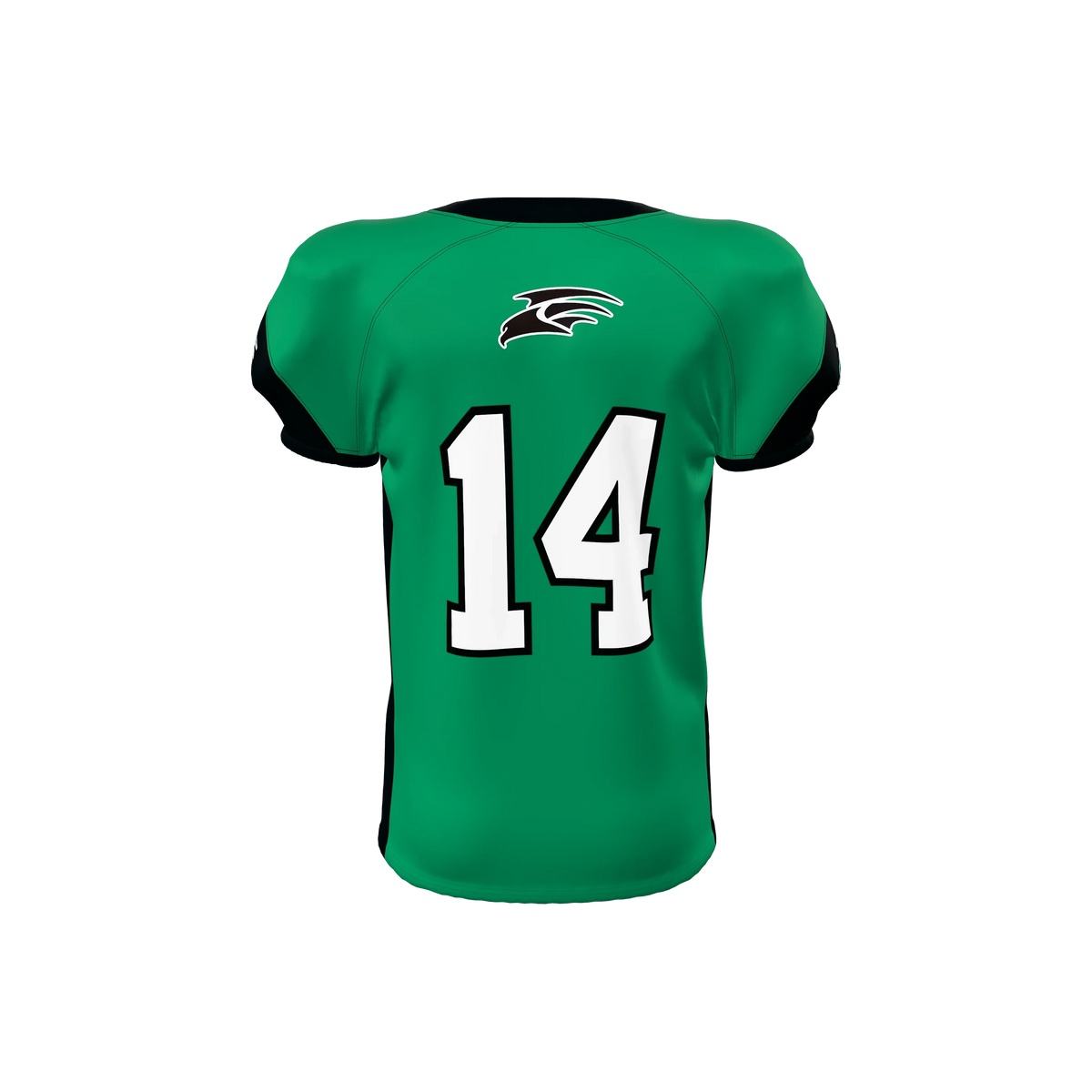 Custom Sublimated Men's & Youth V-Neck Football Jersey — supplier view 7