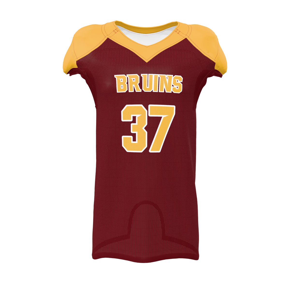 Custom Sublimated Men's & Youth Mesh Football Game Jersey — supplier view 1