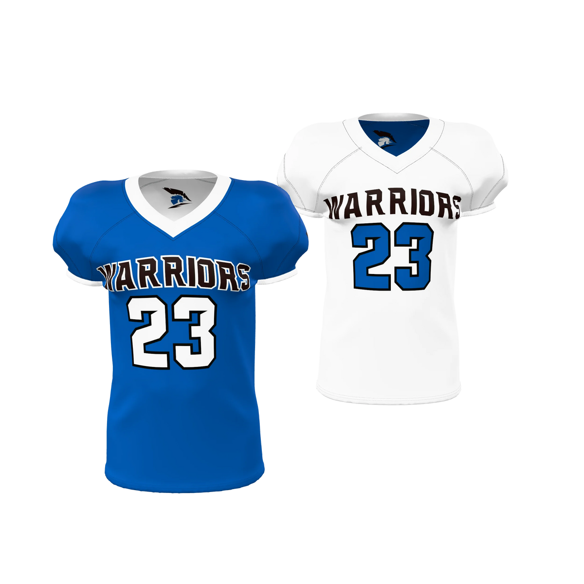 Custom Sublimated Men's & Youth Reversible V-Neck Football Jersey — supplier view 1