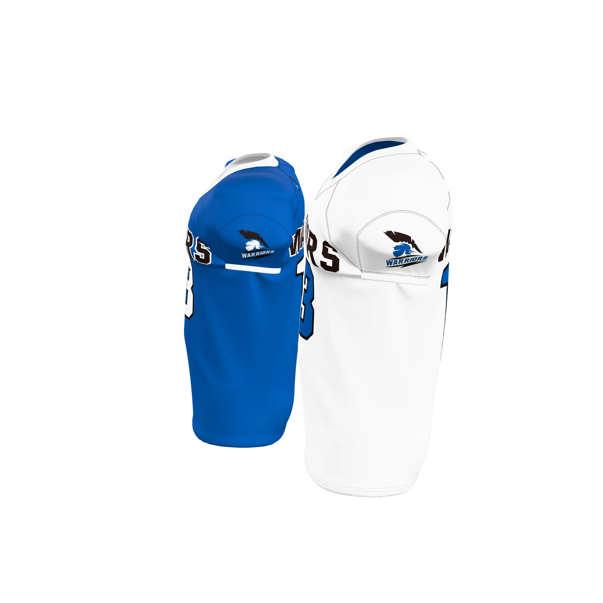 Custom Sublimated Men's & Youth Reversible V-Neck Football Jersey — supplier view 3