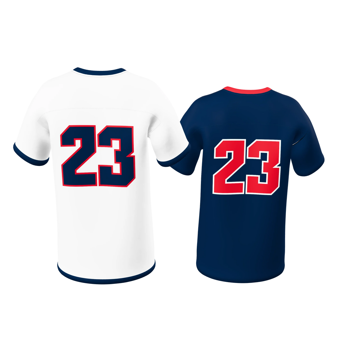 Custom Sublimated Men's & Youth Single-Ply Reversible Football Fan Jersey — supplier view 4