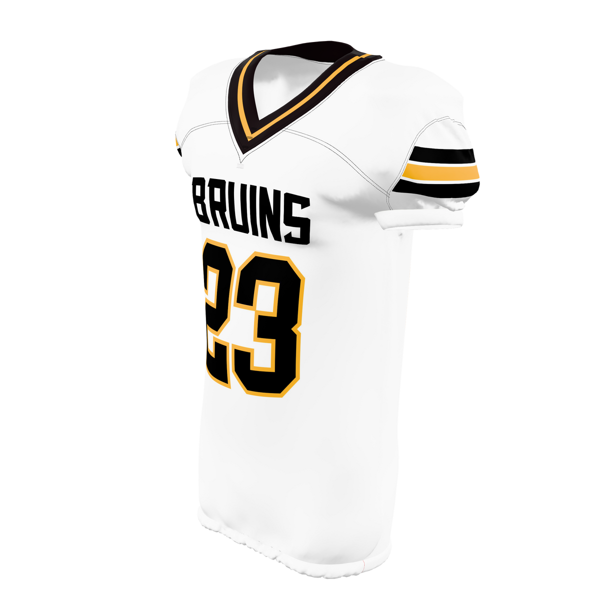 Custom Sublimated Men's & Youth Elastic-Bottom Football Game Jersey — supplier view 2