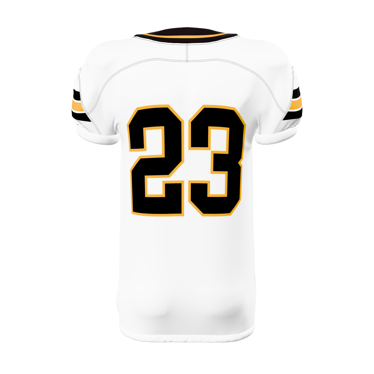 Custom Sublimated Men's & Youth Elastic-Bottom Football Game Jersey — supplier view 4