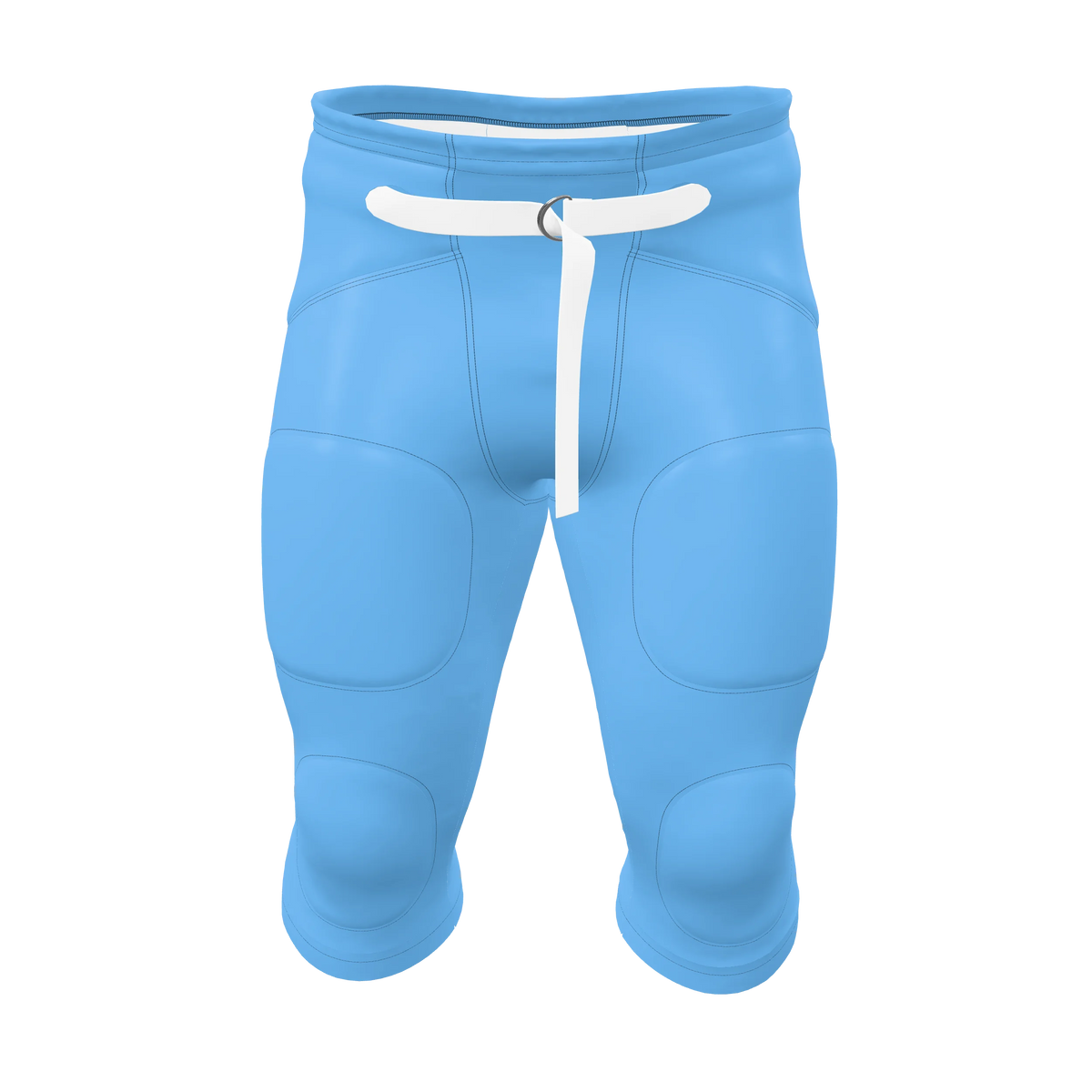 Custom Sublimated Men's & Youth Integrated Belt Football Pants — supplier view 1