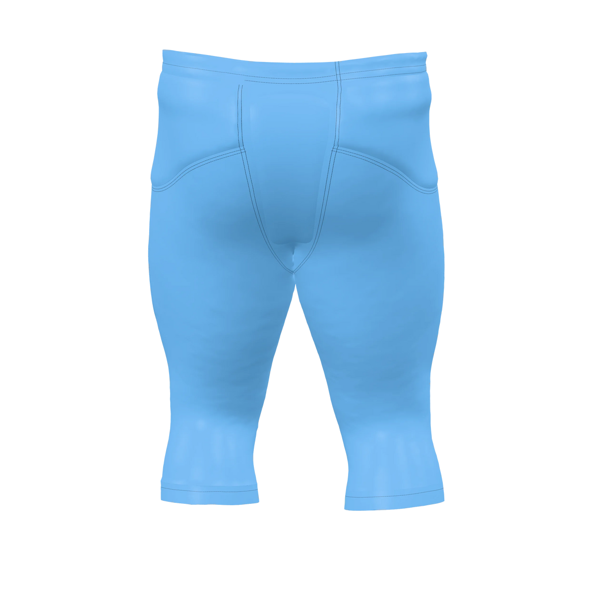 Custom Sublimated Men's & Youth Integrated Belt Football Pants — supplier view 4