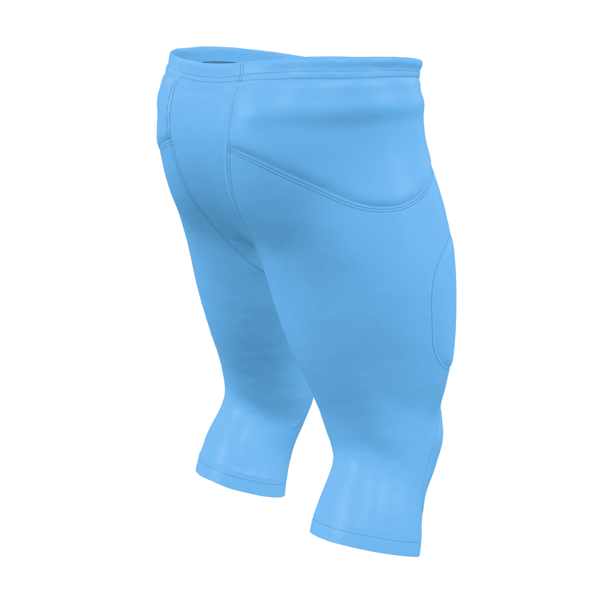 Custom Sublimated Men's & Youth Integrated Belt Football Pants — supplier view 6
