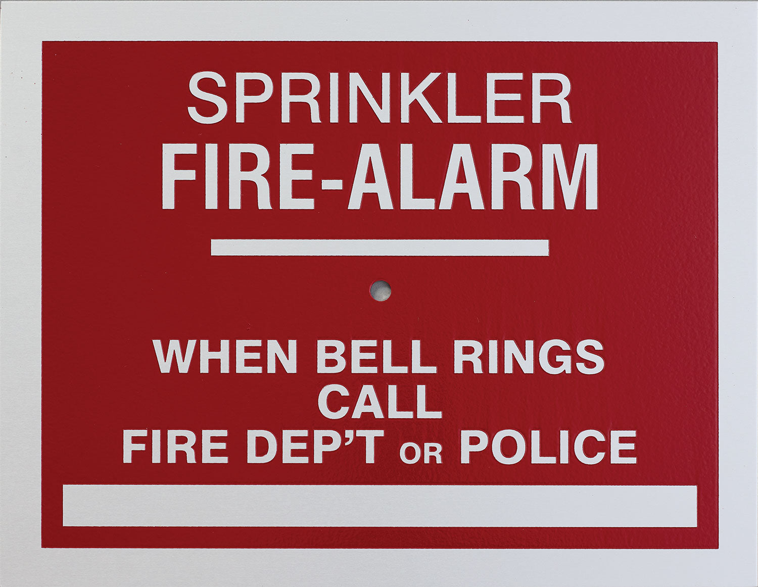 Thin Gauge Metal Signs