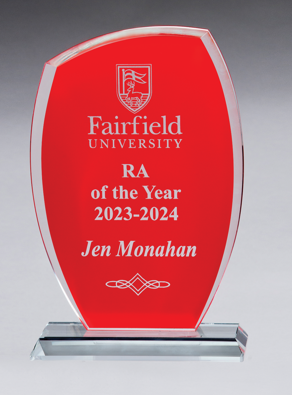 Tidal Series Clear Glass Wih Painted Background