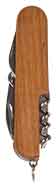 Wooden 8-Function Multi-Tool Pocket Knife