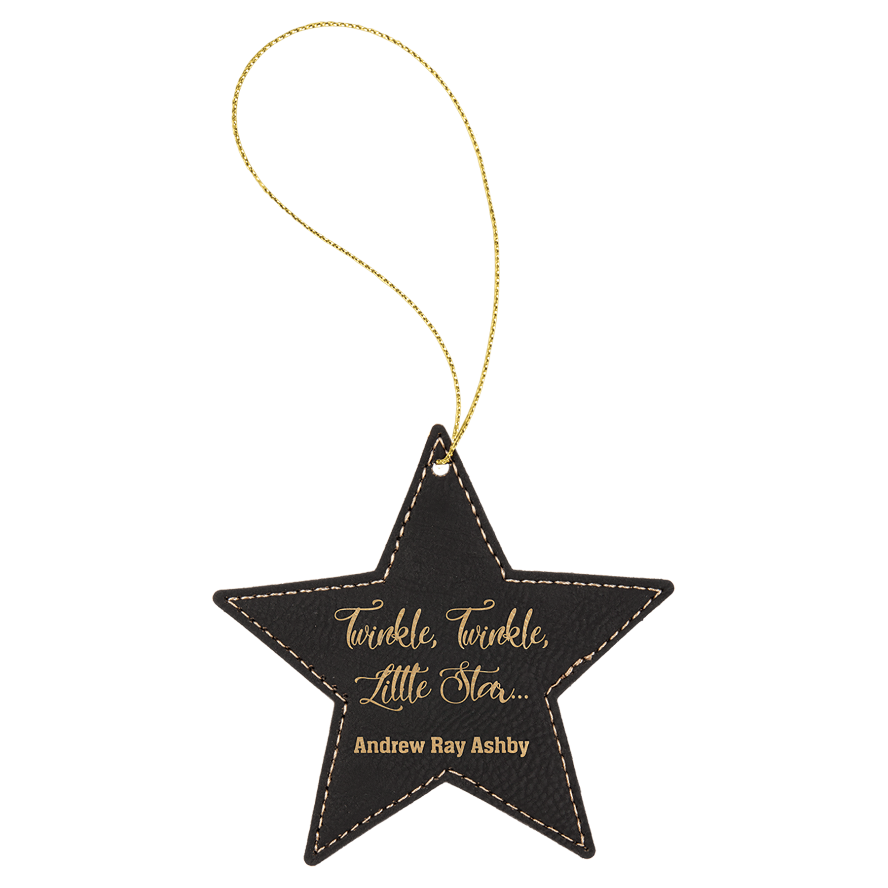 Laserable Leatherette Ornaments