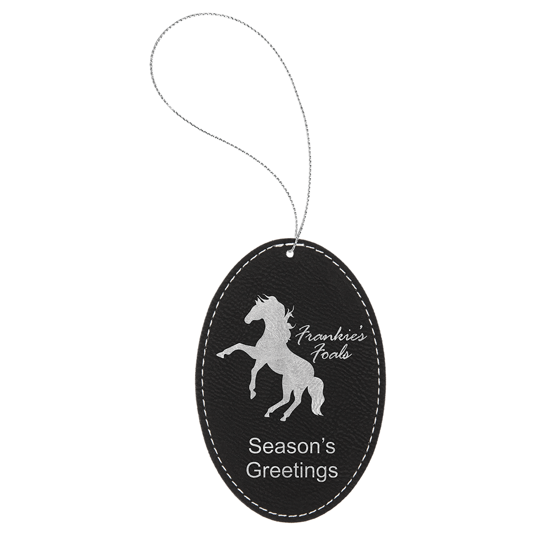 Laserable Leatherette Ornaments