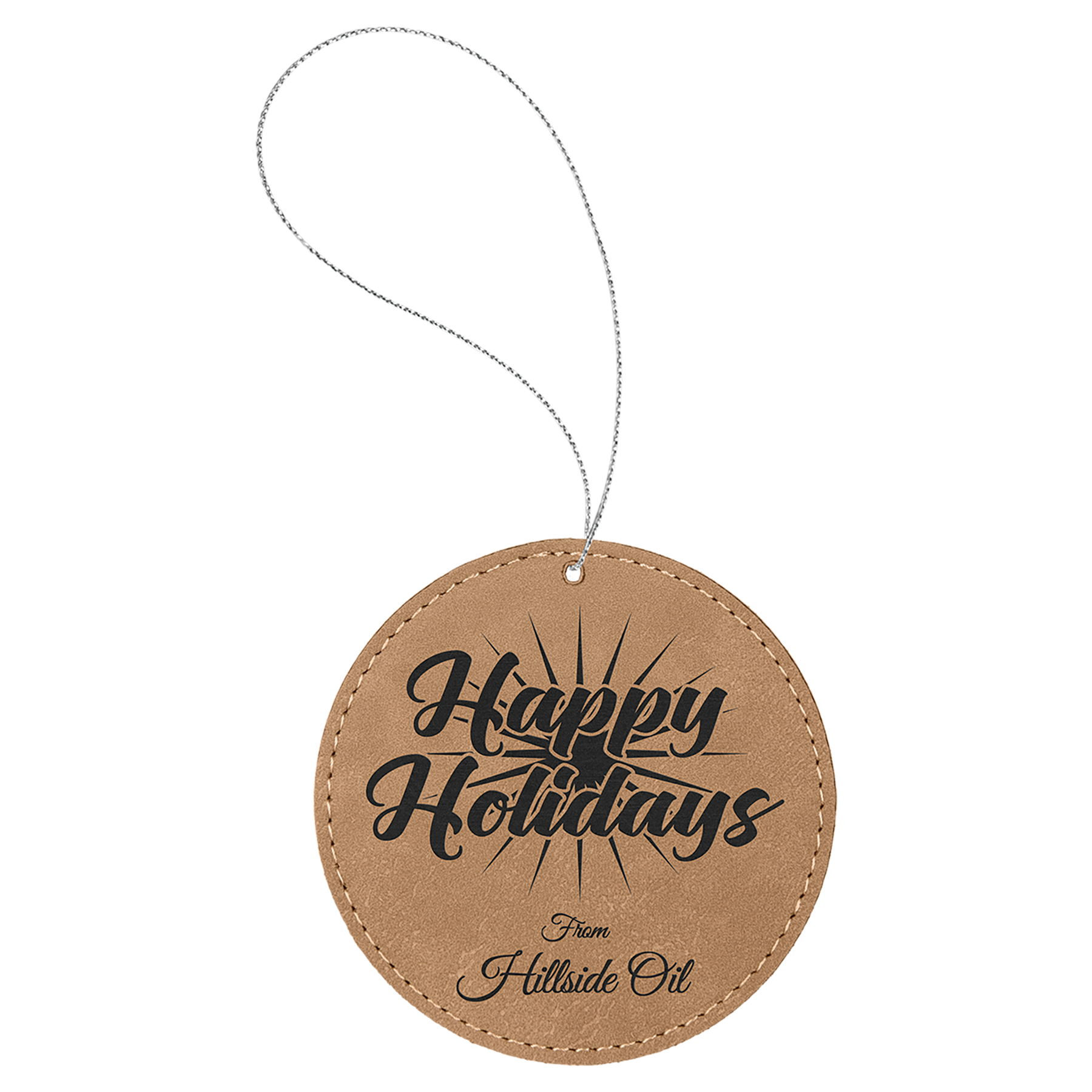 Laserable Leatherette Ornaments