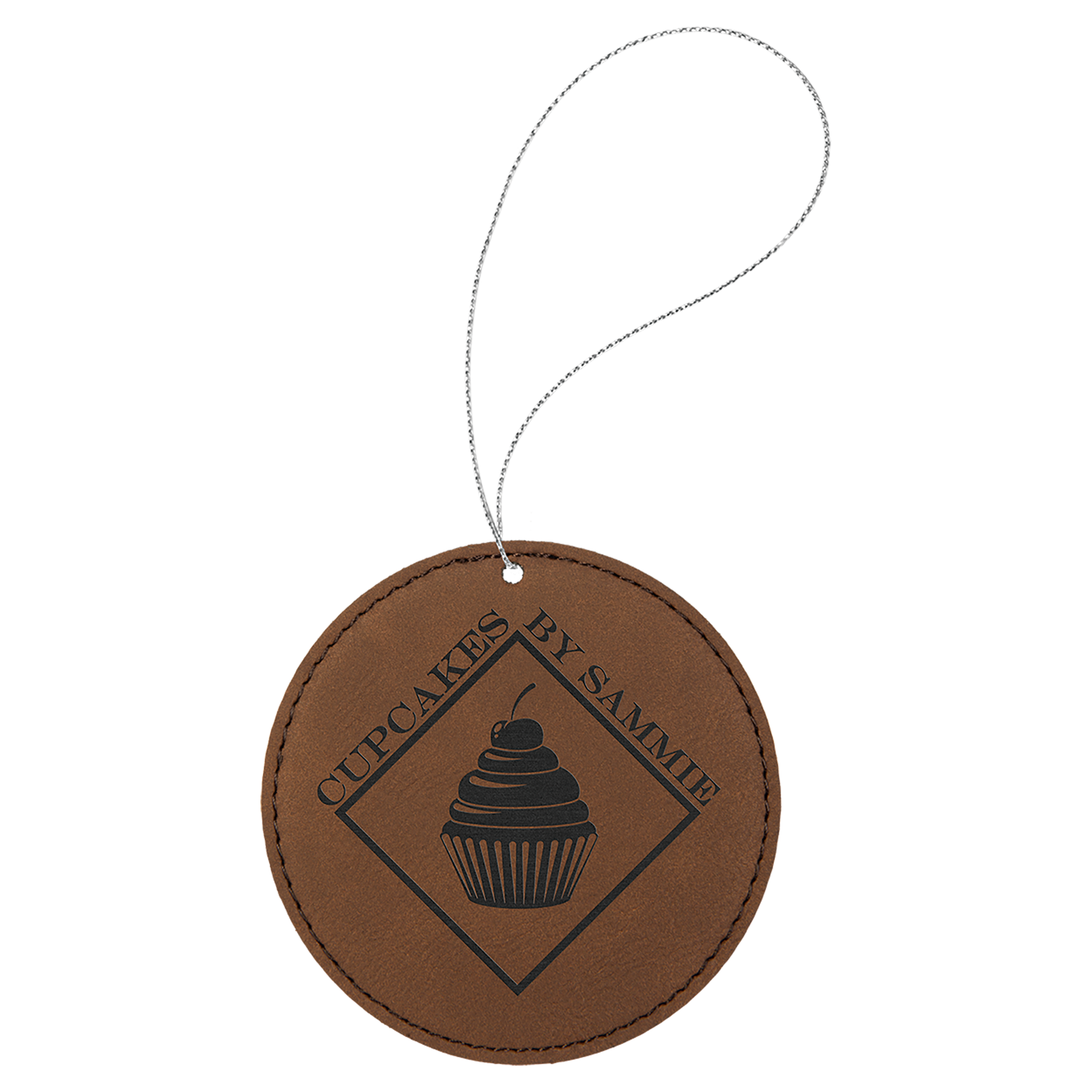 Laserable Leatherette Ornaments