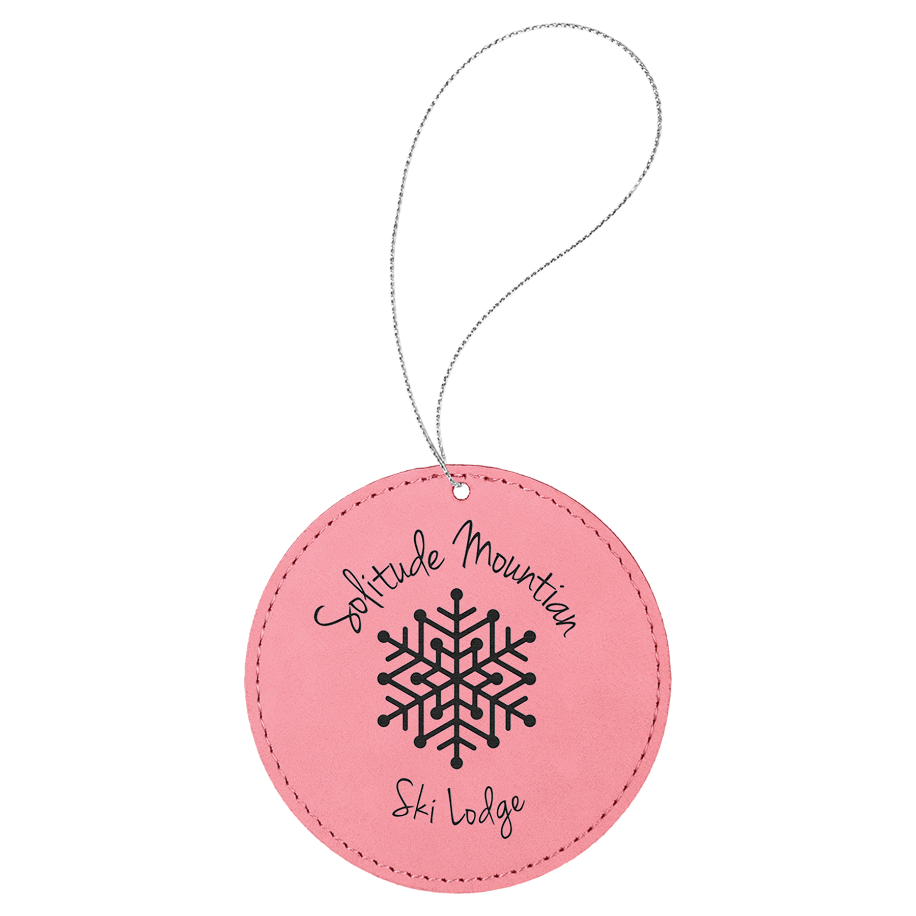 Laserable Leatherette Ornaments