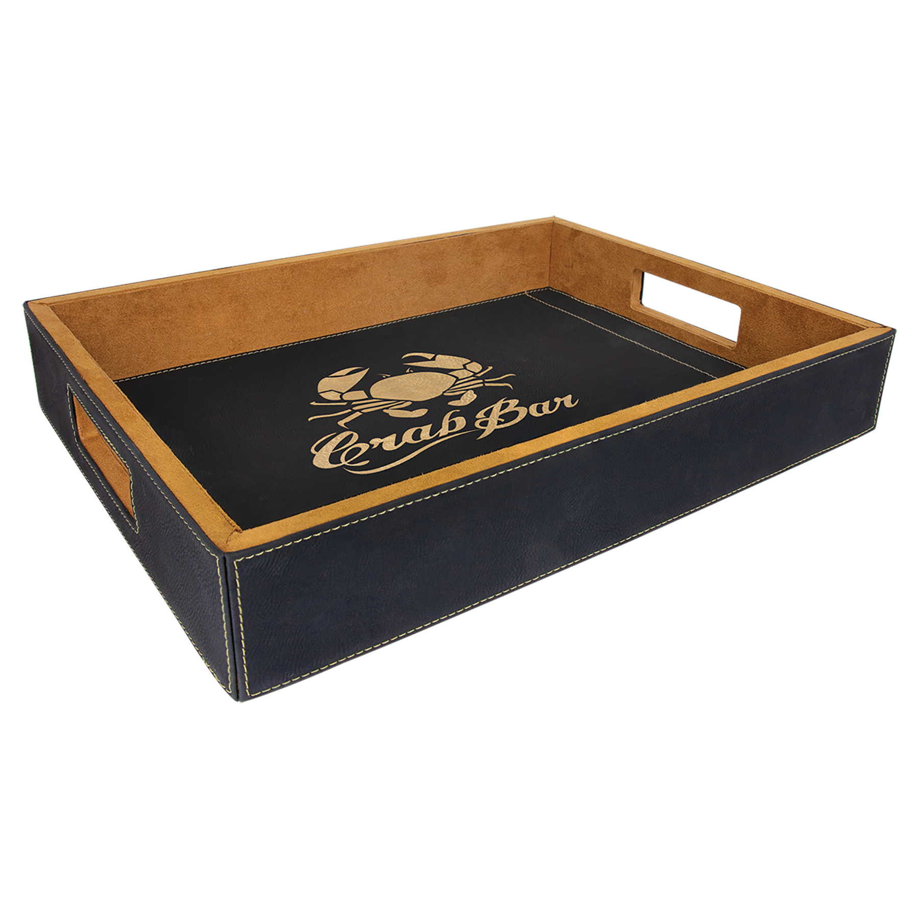 Leatherette Serving Tray