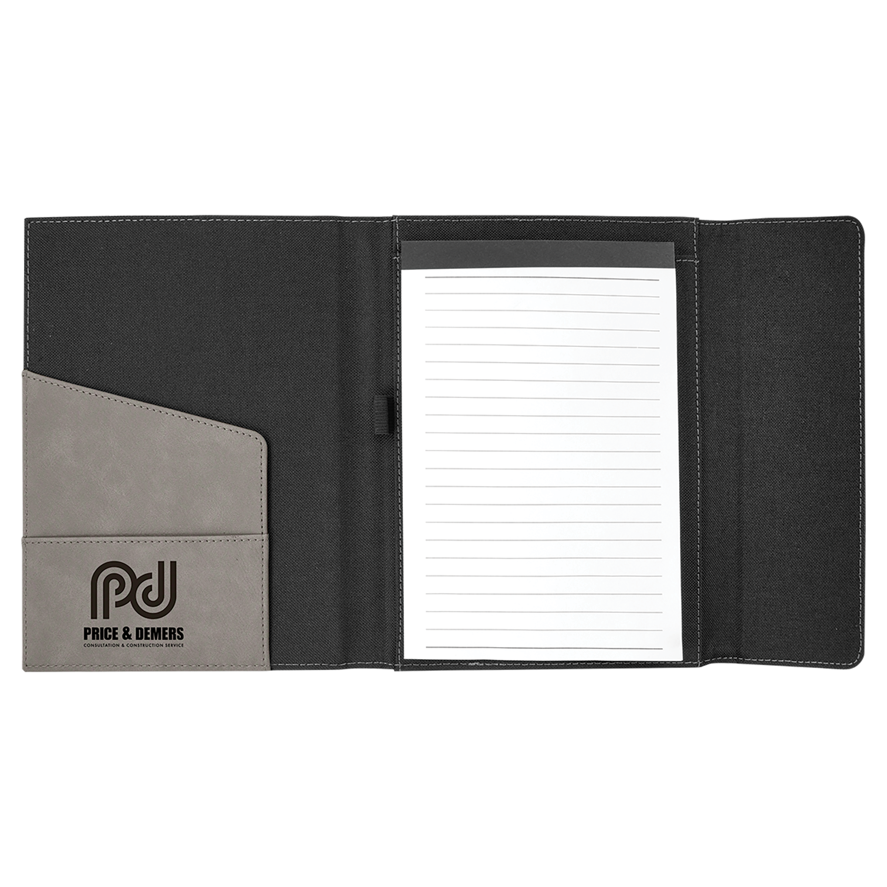 Laserable Leatherette Canvas Portfolios