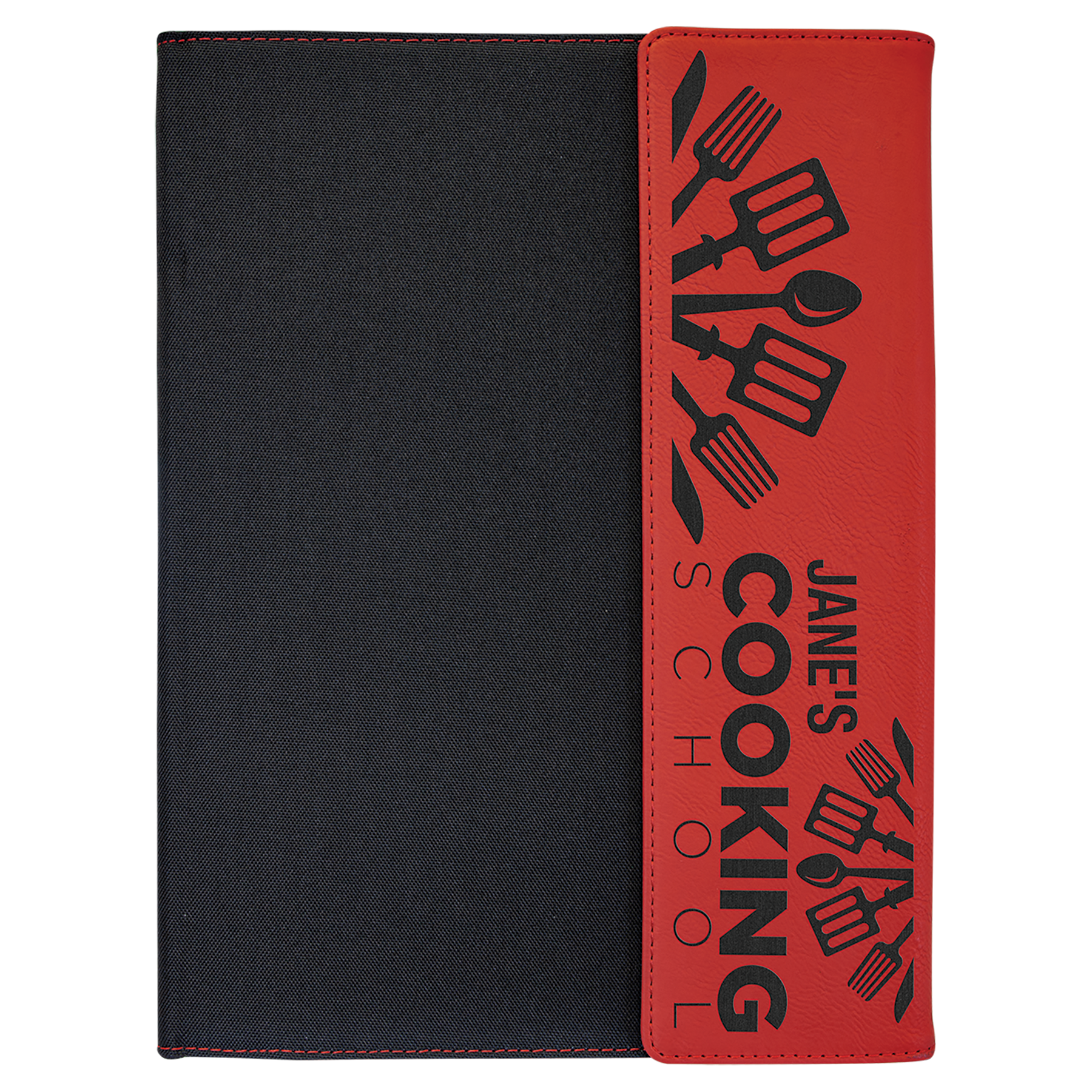 Laserable Leatherette Canvas Portfolios