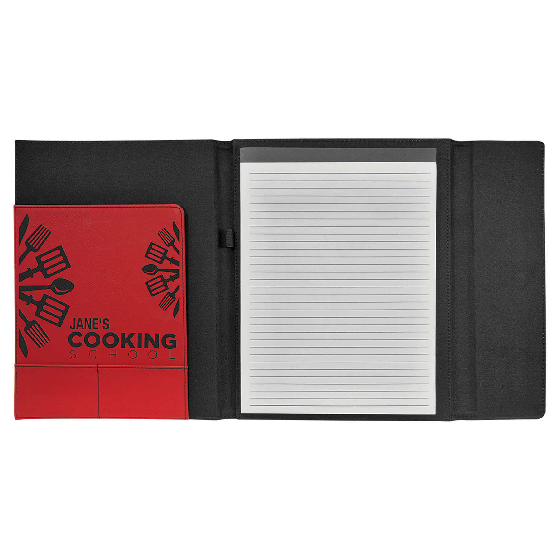 Laserable Leatherette Canvas Portfolios