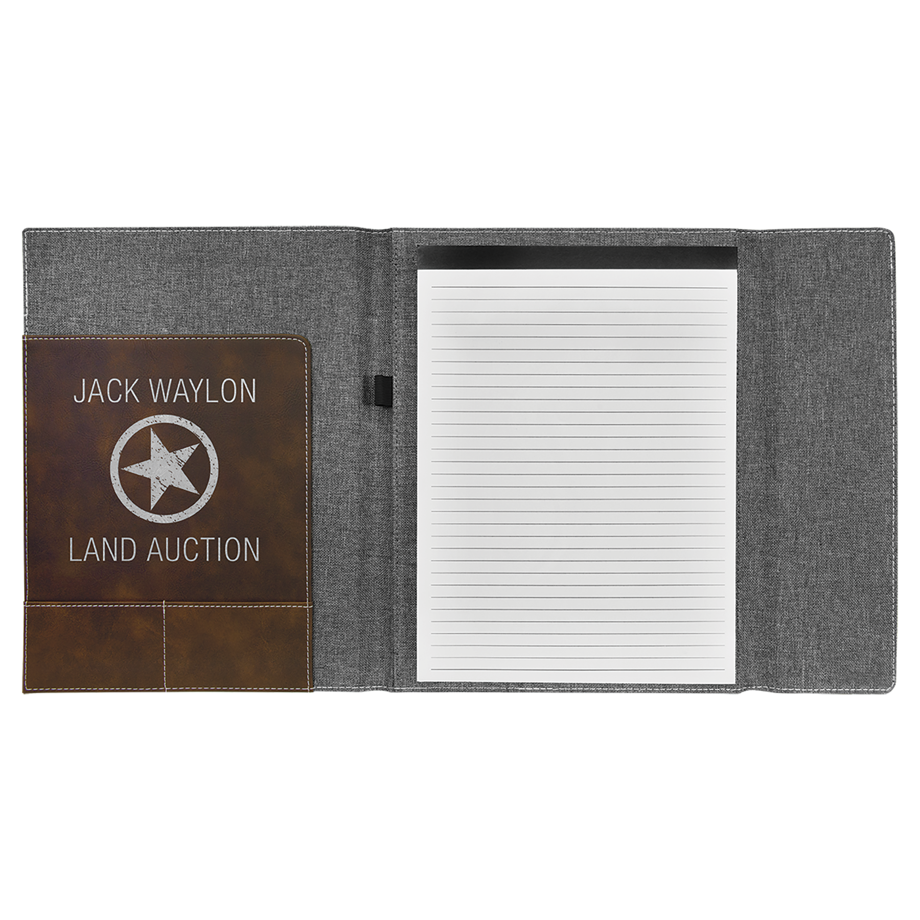 Laserable Leatherette Canvas Portfolios