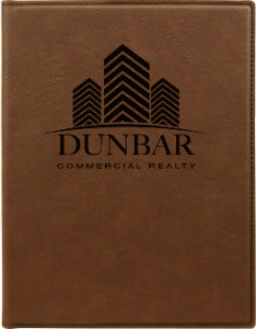 Laserable Leatherette Portfolios