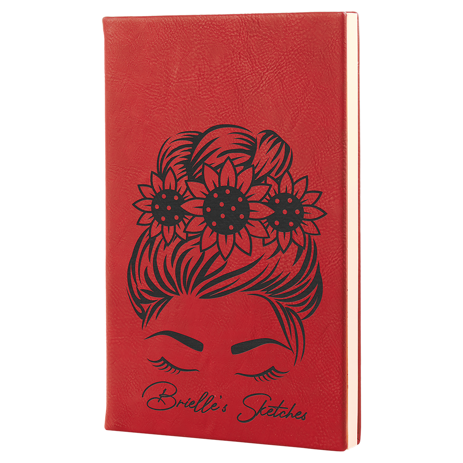 Laserable Leatherette Sketch Books