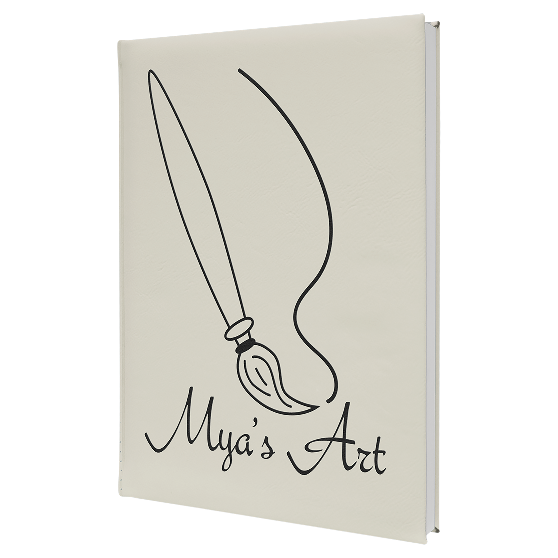 Laserable Leatherette Sketch Books