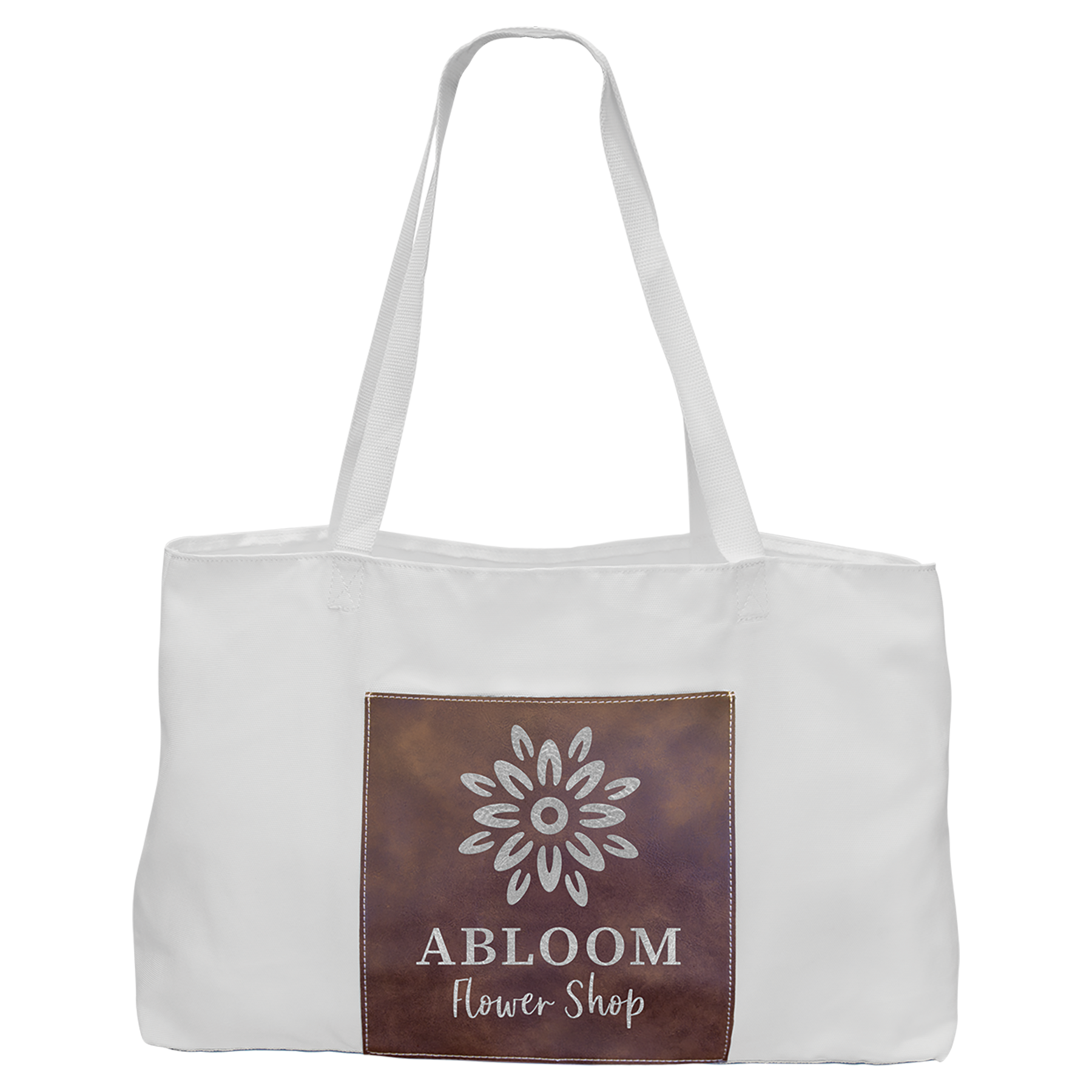 Canvas Bags with Laserable Leatherette