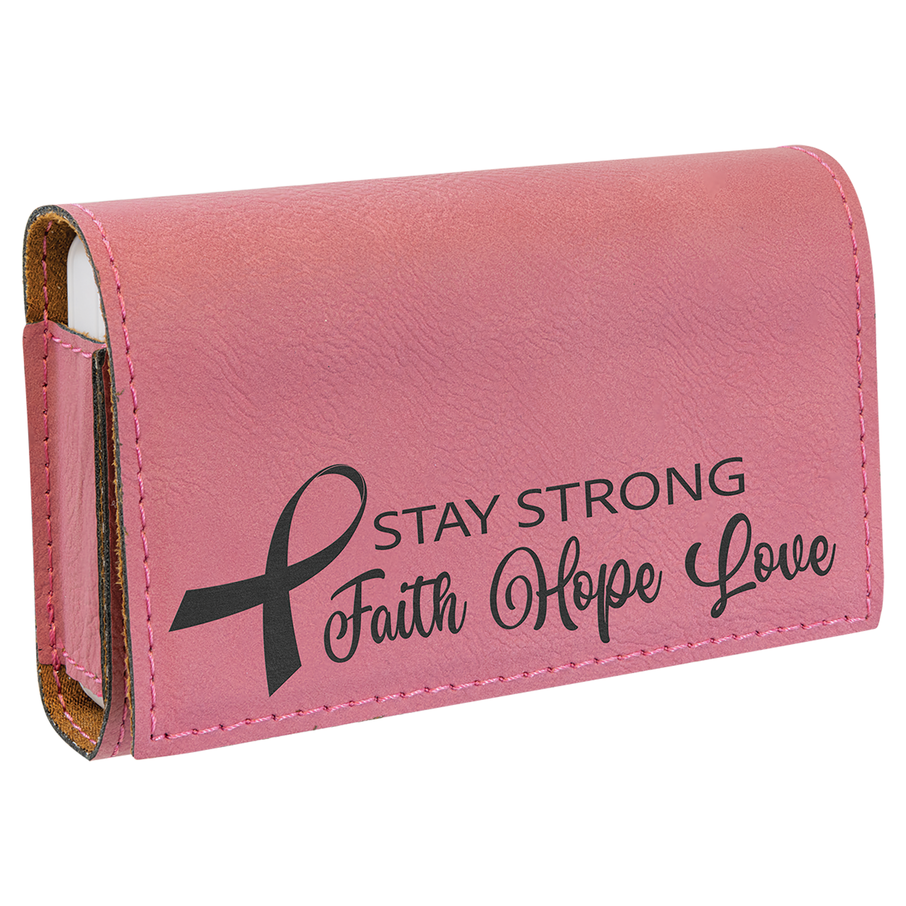 Laserable Leatherette Pill Box with Separate Daily Containers