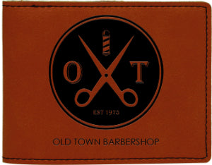 Leatherette Bi-Fold Wallet