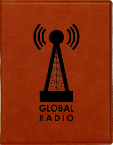 Laserable Leatherette Portfolios