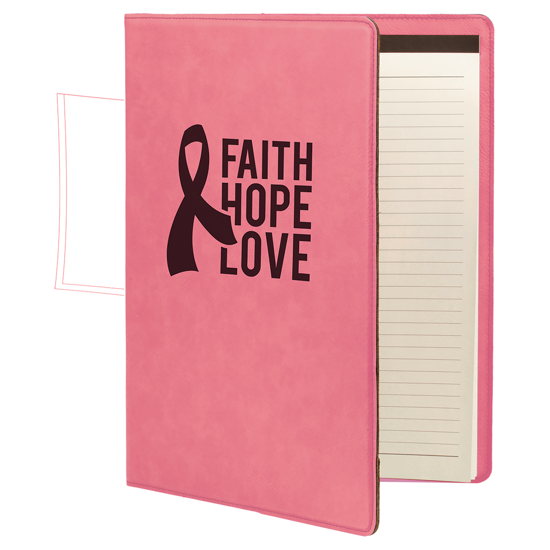 Laserable Leatherette Portfolios