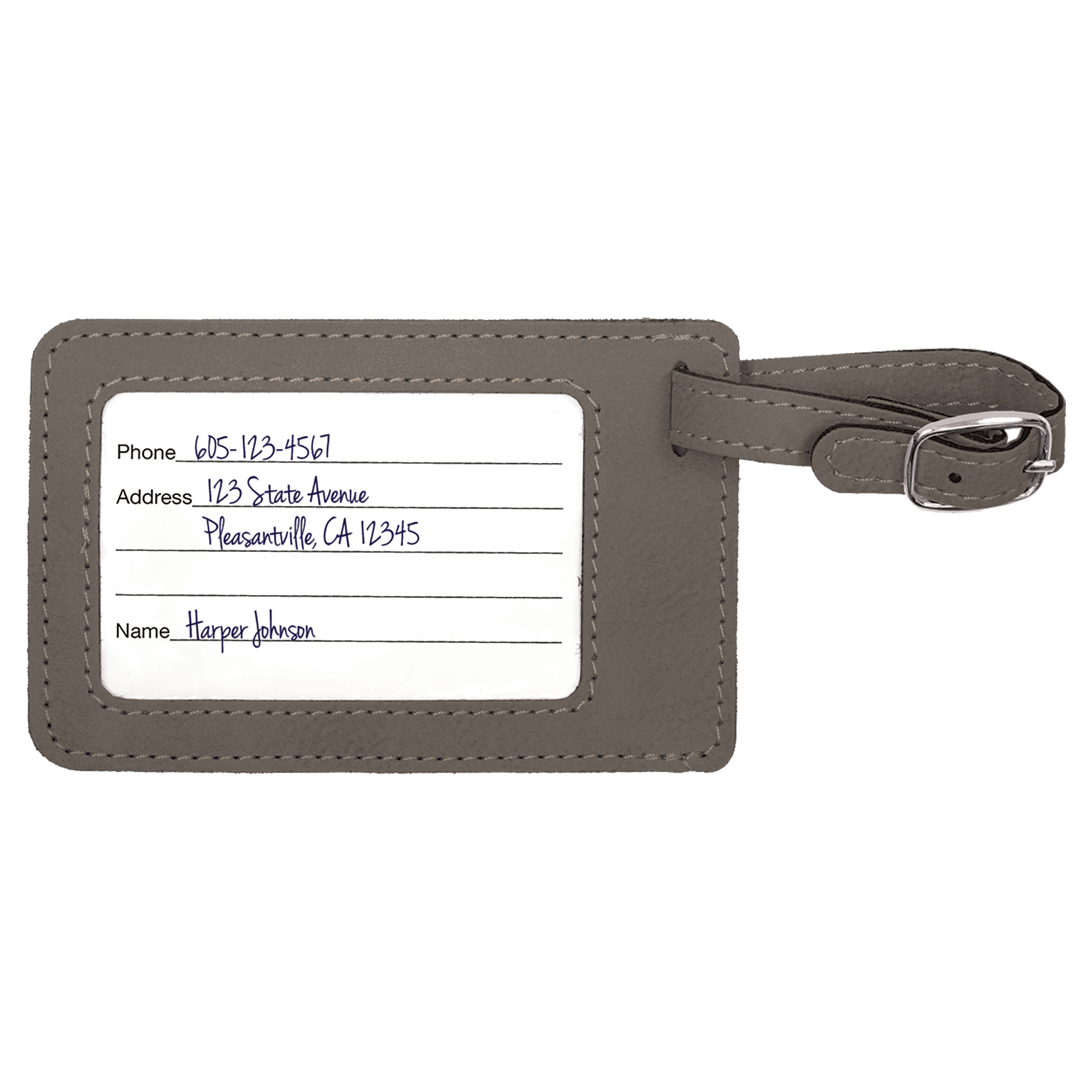 Leatherette Luggage Tag