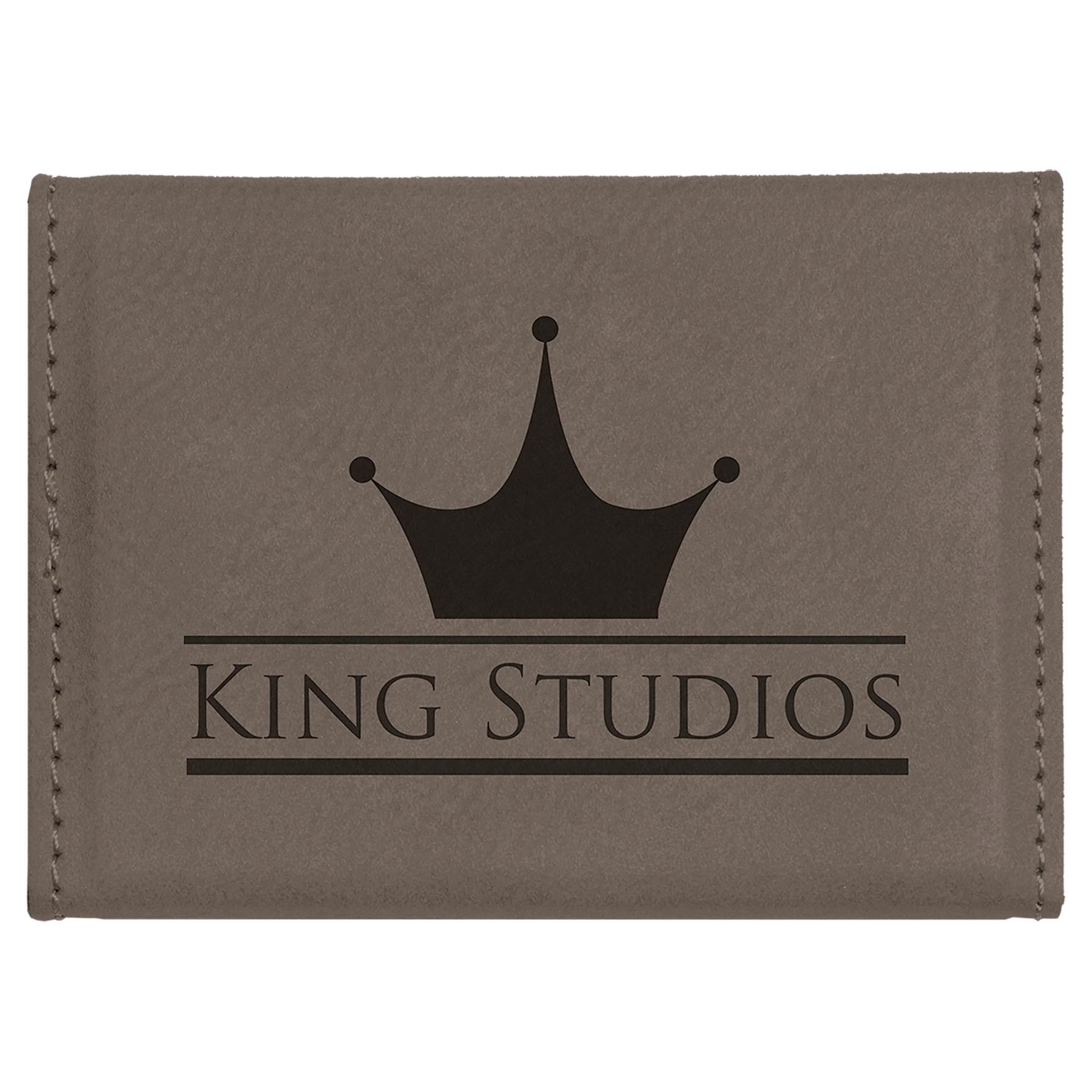 Leatherette Hard Business Card Holder