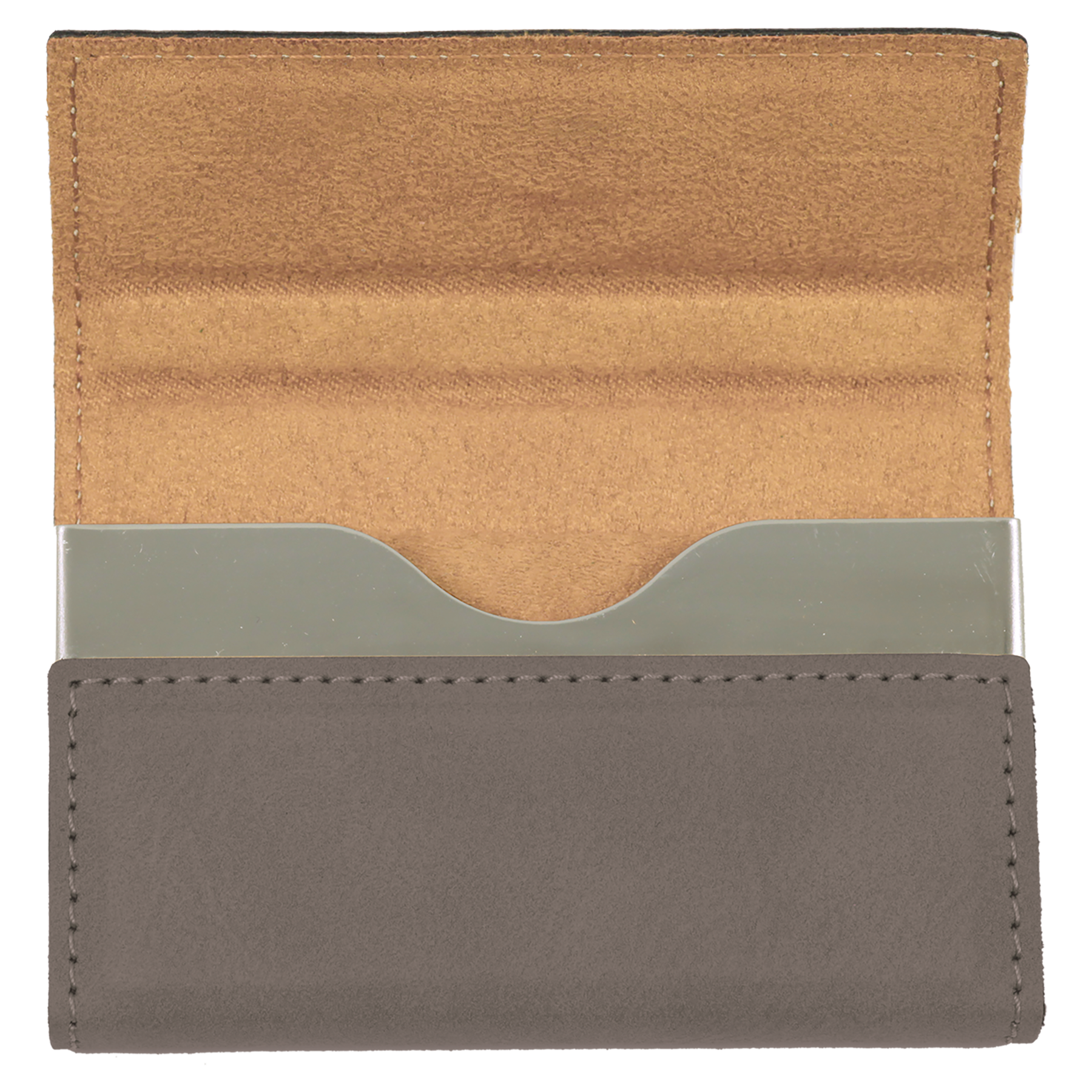 Leatherette Hard Business Card Holder