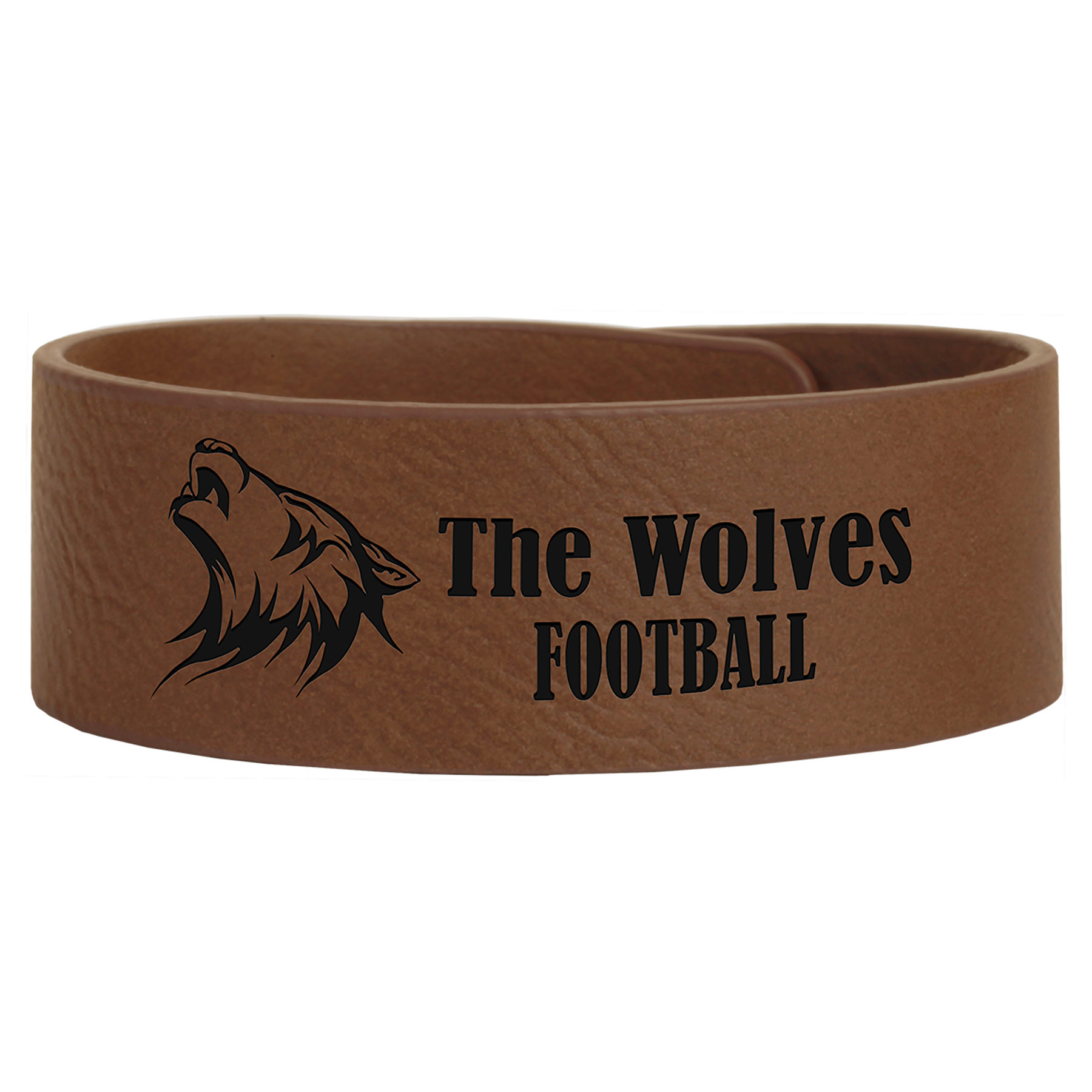 Laserable Leatherette Cuff Bracelets