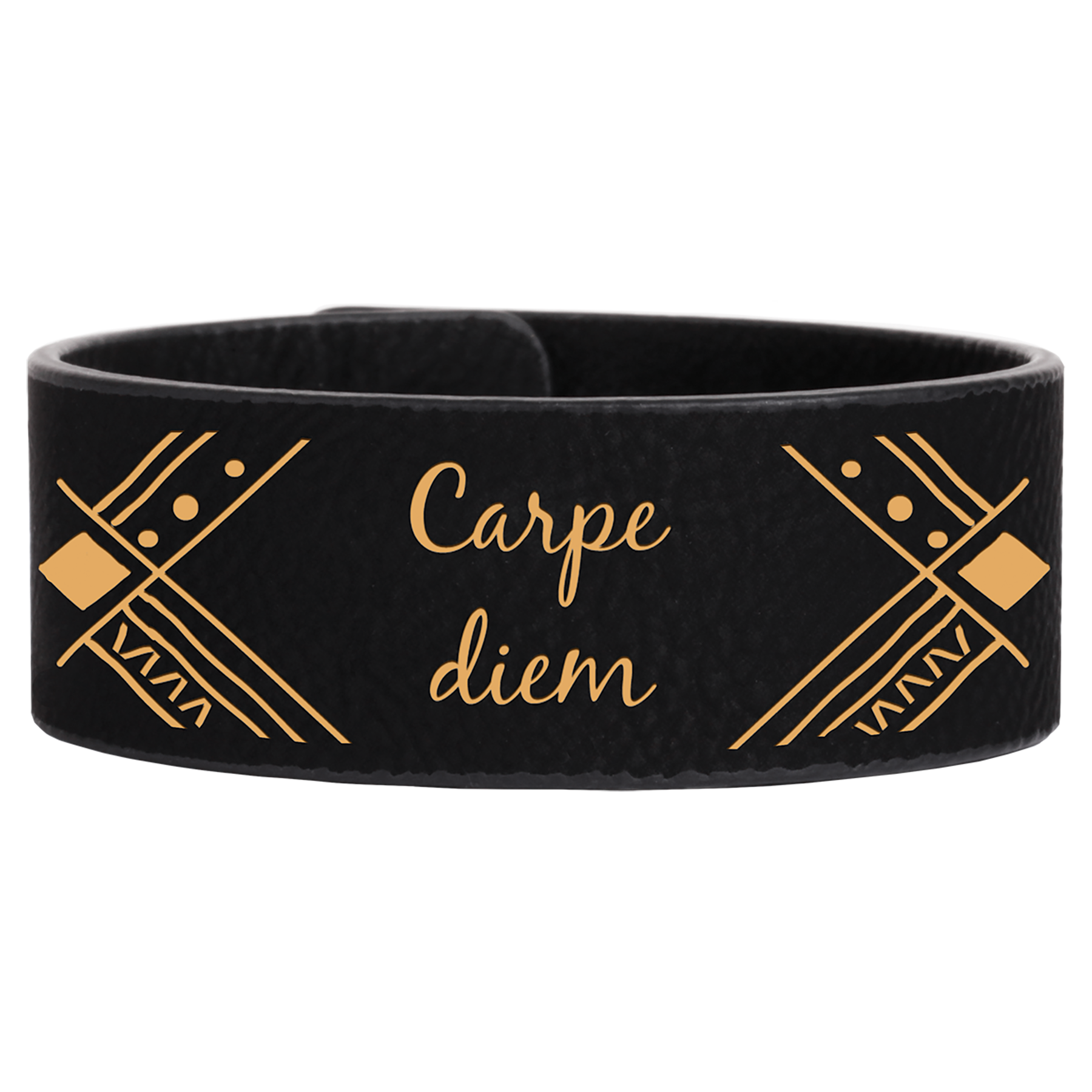 Laserable Leatherette Cuff Bracelets