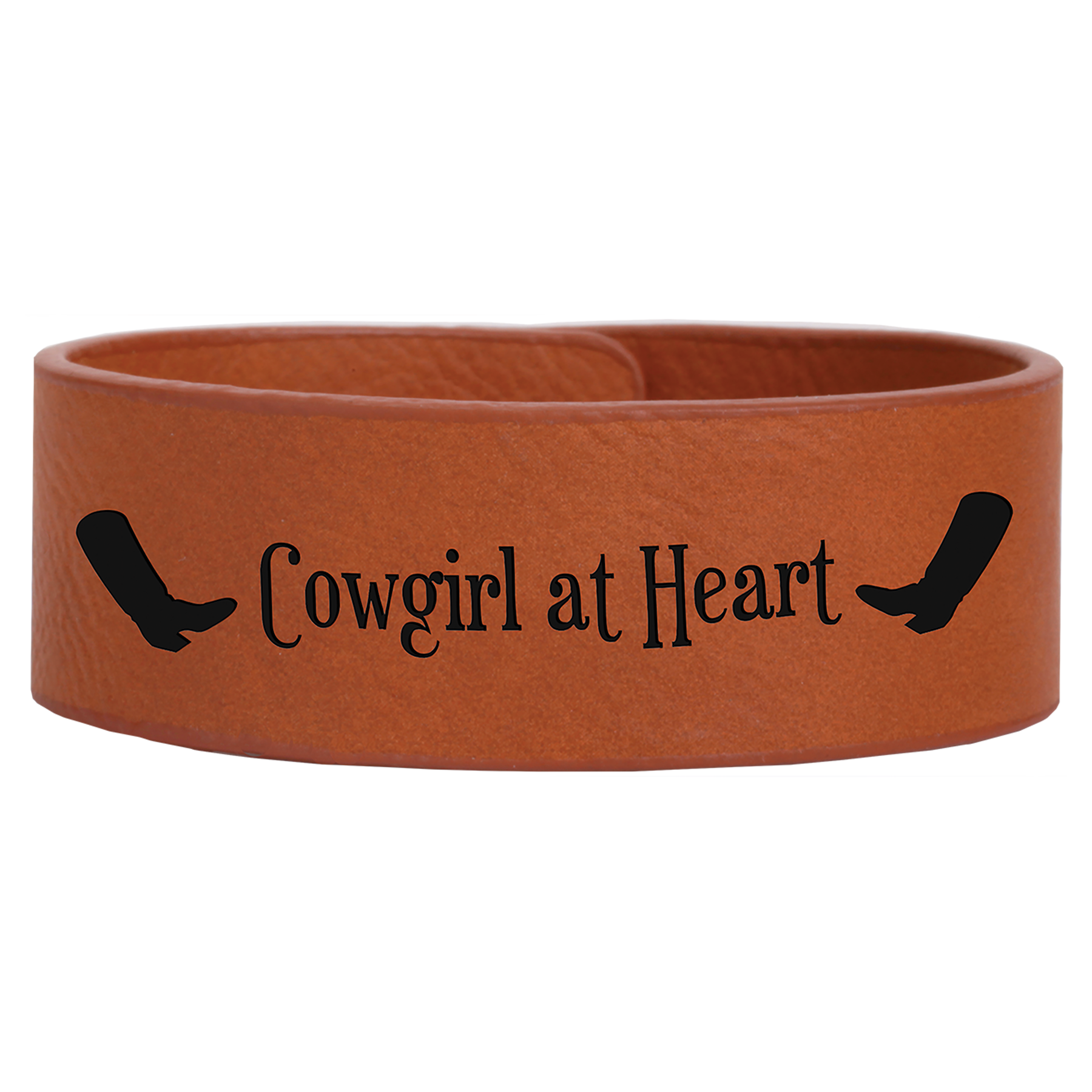 Laserable Leatherette Cuff Bracelets