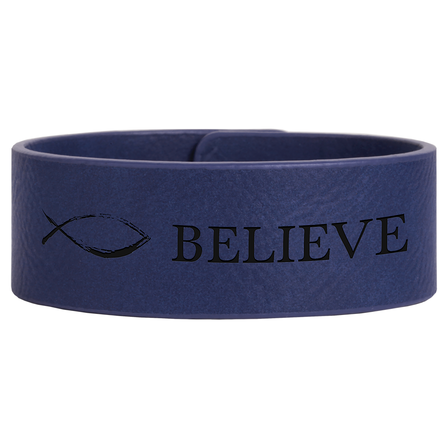 Laserable Leatherette Cuff Bracelets