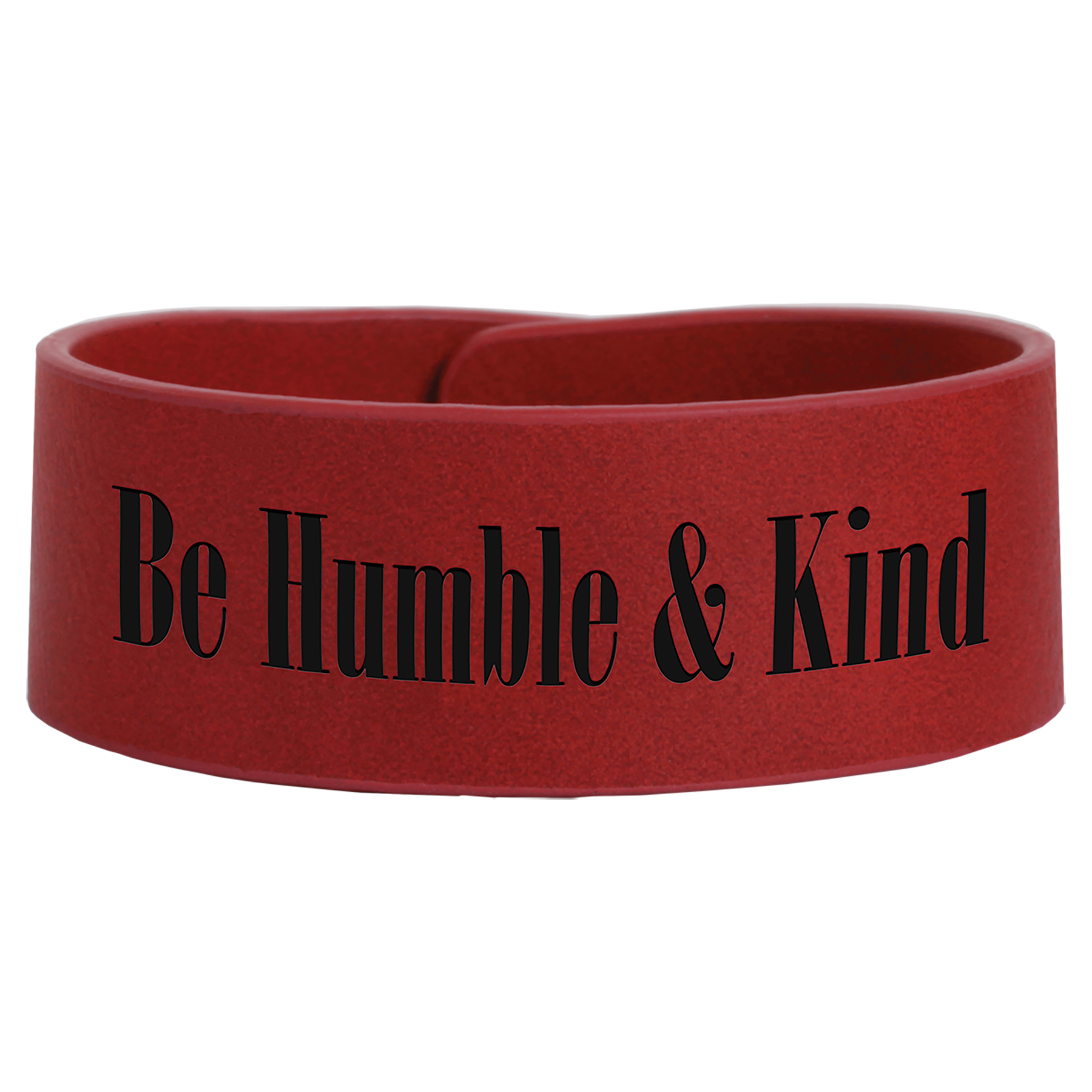 Laserable Leatherette Cuff Bracelets