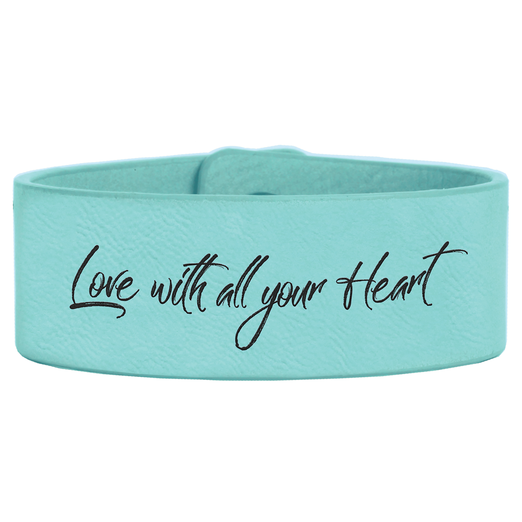 Laserable Leatherette Cuff Bracelets