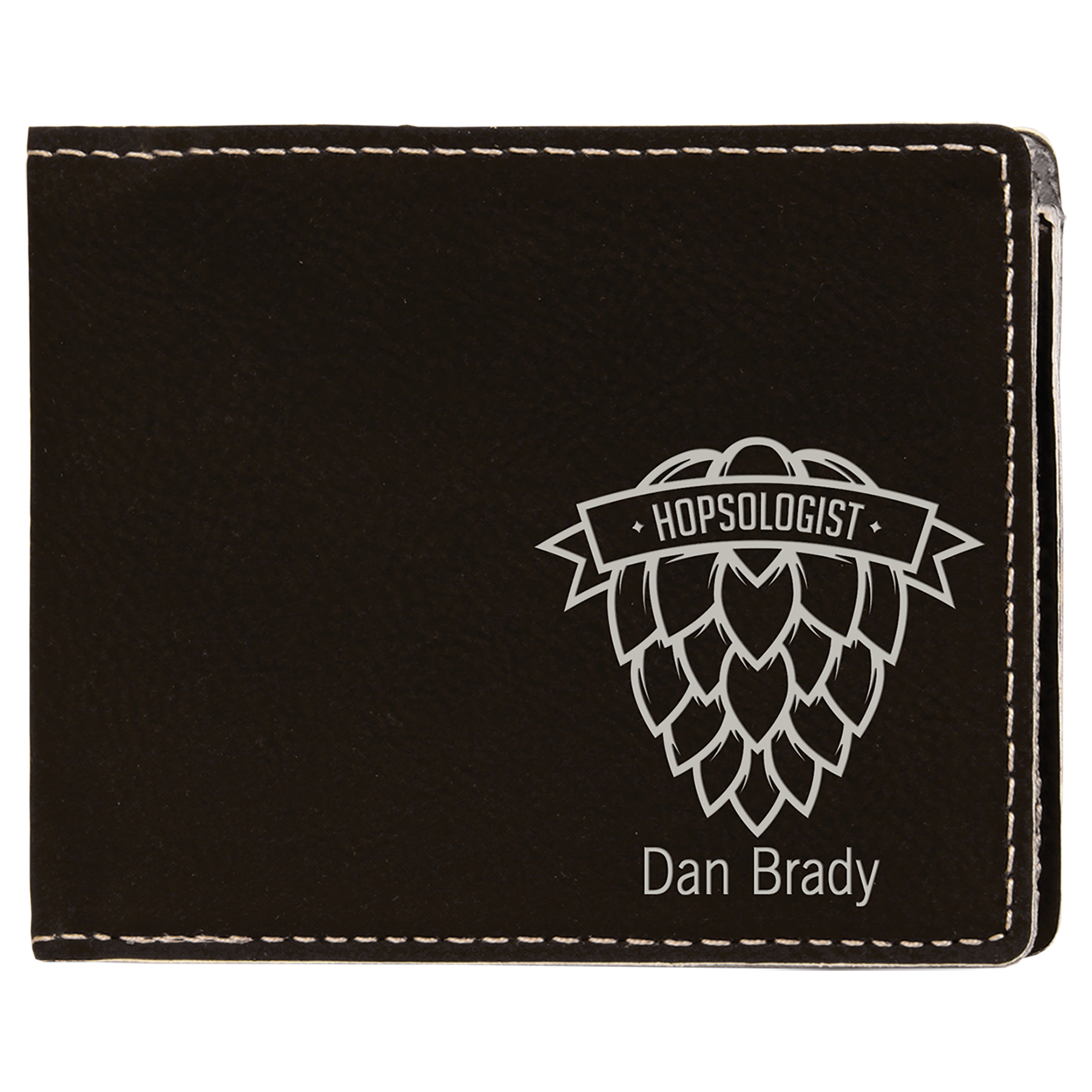 Leatherette Bi-Fold Wallet