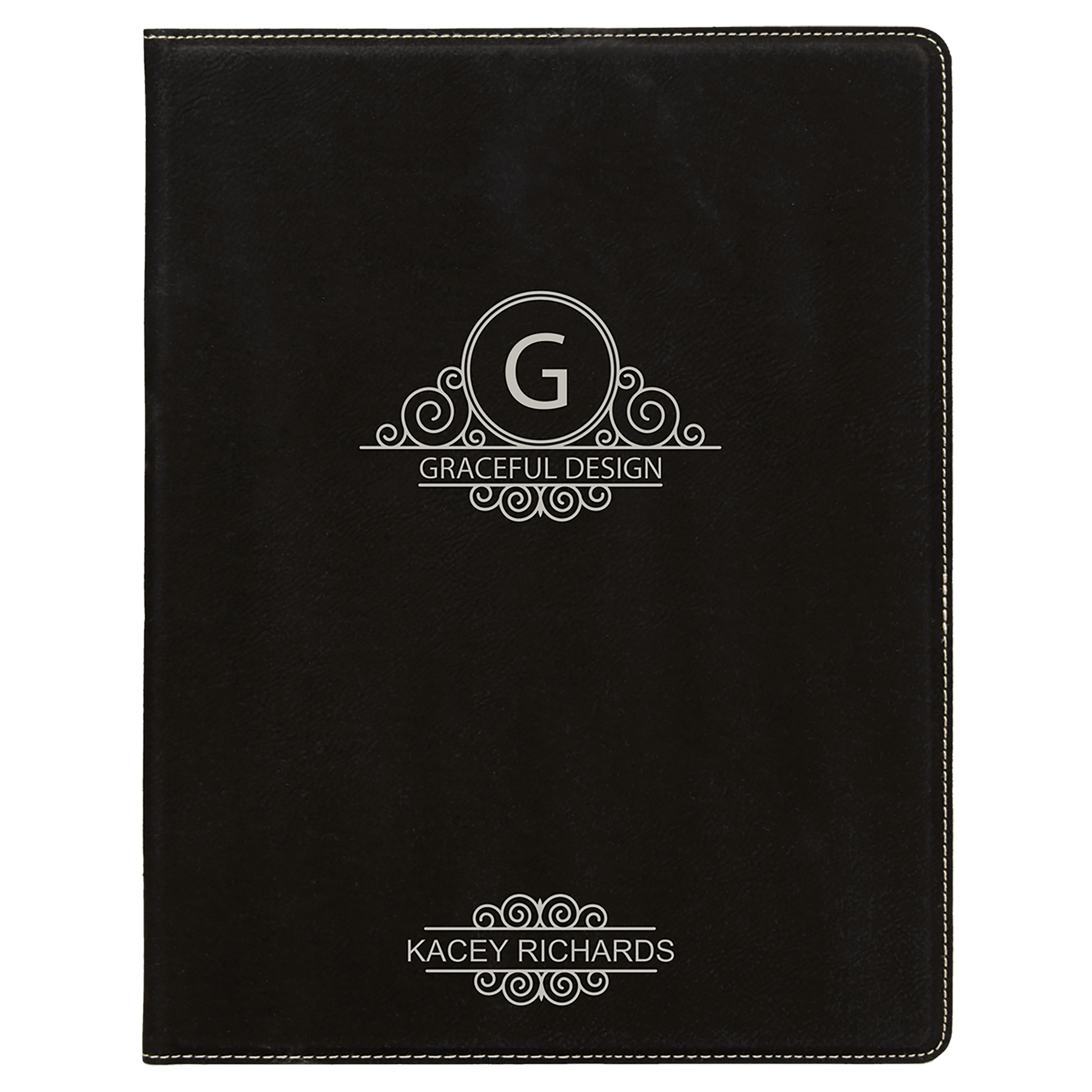 Laserable Leatherette Portfolios