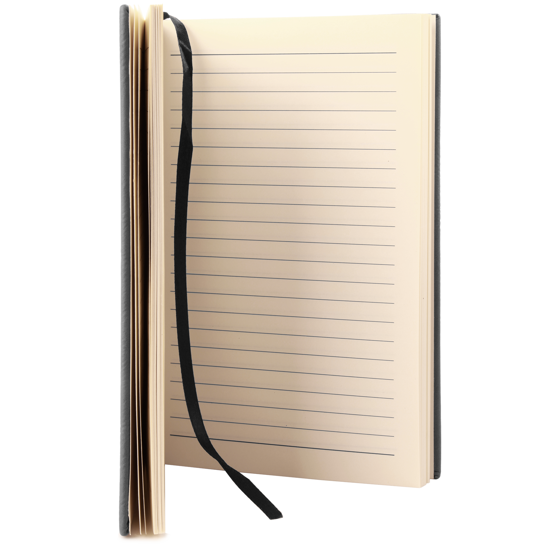 Laserable Leatherette Journal-Lined Notepad